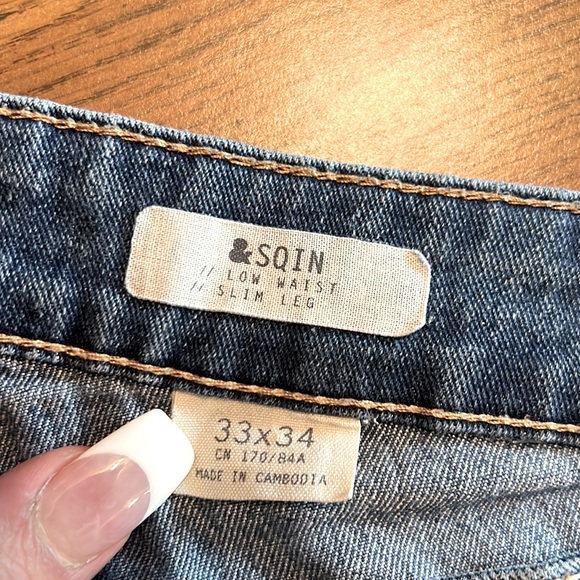 Denim - &SQIN Low waist // Slim Leg